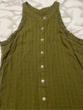 Larke by Anthropologie Lucretia Shift Dress in Green